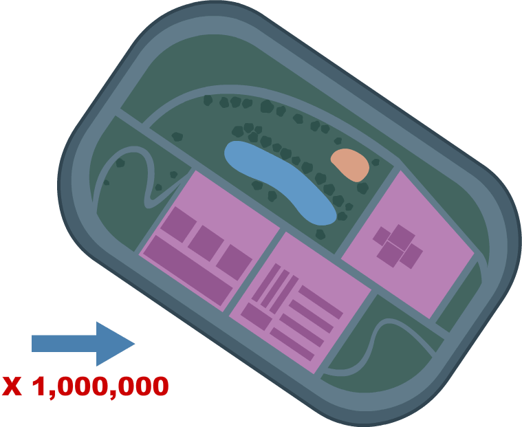 a representation of the Indianapolis Motor Speedway, on which racecars travel 4 kilometers per lap